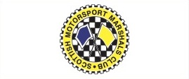 Logo of Scottish Motorsport Marshals Club with link to their website
